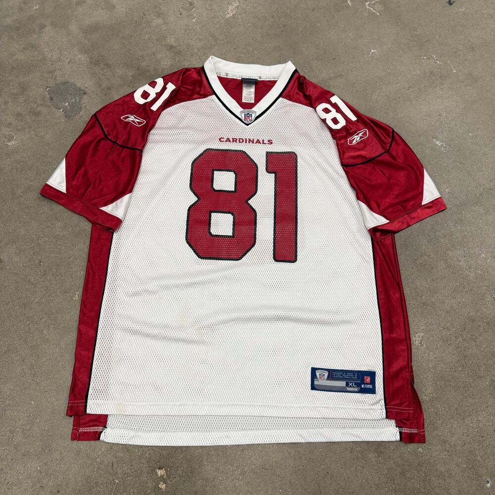 NFL Reebok Anquan Boldin #81 Arizona Cardinals Football Jersey XL White